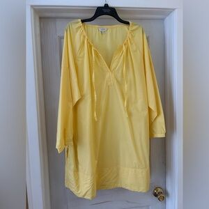 New Banana Republic yellow tunic dress XXL